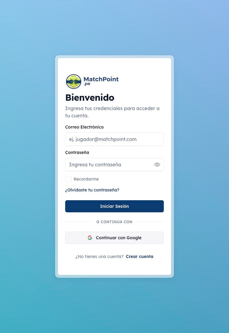 Crea tu perfil